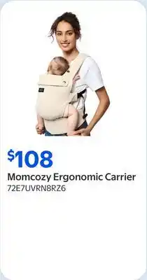 Walmart Momcozy Ergonomic Carrier offer