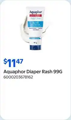 Walmart Aquaphor Diaper Rash offer