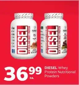 Rexall DIESEL Whey Protein Nutritional Powders offer