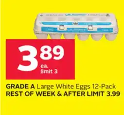 Rexall GRADE A Large White Eggs offer