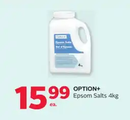 Rexall OPTION+ Epsom Salts offer