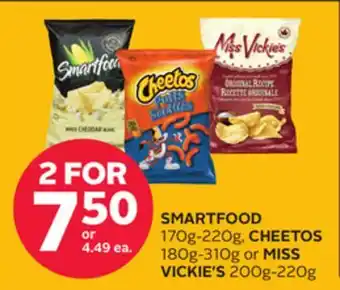 Rexall SMARTFOOD, 170g-220g, CHEETOS, 180g-310g or MISS VICKIE'S, 200g-220g offer