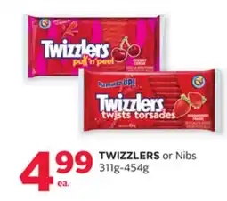 Rexall TWIZZLERS or Nibs offer