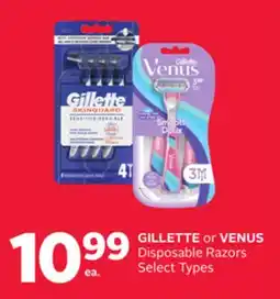 Rexall GILLETTE or VENUS Disposable Razors offer
