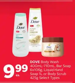 Rexall Body Wash, 400mL-710mL, Bar Soap 6x106g, Liquid Hand Soap 1L or Body Scrub 425g offer