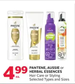 Rexall PANTENE, AUSSIE or HERBAL ESSENCES Hair Care or Styling offer