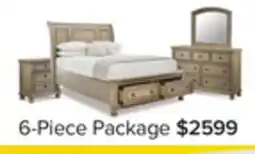 Leon's Windchester 6-Piece Queen Storage Bedroom Package - Grey offer