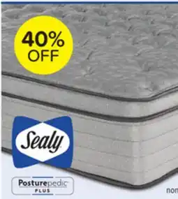 Leon's Sealy Posturepedic Plus Sterling Artemis Euro Top Luxury Firm Queen Mattress offer