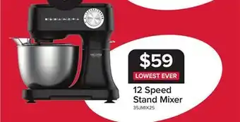 Leon's 3.5L Stand Mixer 12 Speed - Black offer