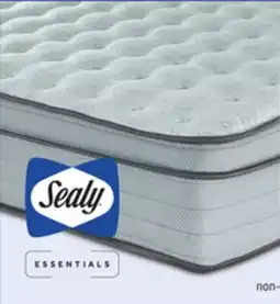 Leon's Sealy Essentials Remy II Firm Eurotop Queen Mattress offer