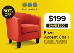 Leon's Enzo Accent Chair - Orange offer
