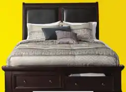Leon's Chester 3-Piece Queen Storage Bed - Cherry offer