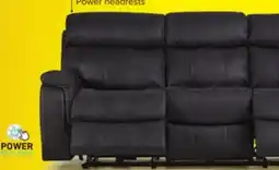 Leon's Haven Dual Power Reclining Sofa - Grey offer