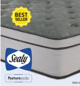 Leon's Sealy Posturepedic Correct Comfort 4 Firm Eurotop Queen Mattress offer