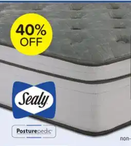 Leon's Sealy Posturepedic Correct Comfort 5 Medium Eurotop Queen Mattress offer