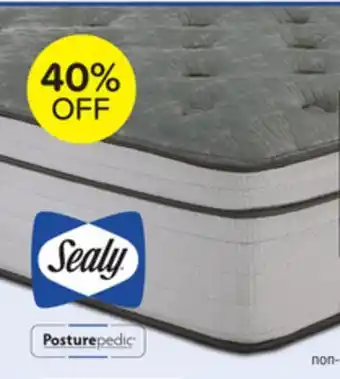 Leon's Sealy Posturepedic Correct Comfort 5 Medium Eurotop Queen Mattress offer