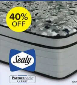 Leon's Sealy Posturepedic Palatial Crest Tenley II Medium Eurotop Queen Mattress offer