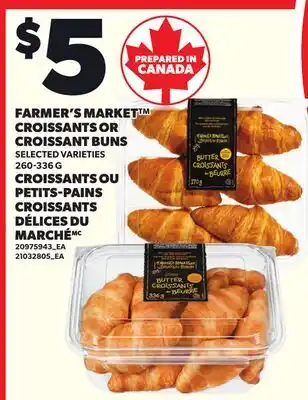 Independent City Market FARMER'S MARKET CROISSANTS OR CROISSANT BUNS offer