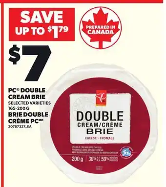 Independent City Market PC DOUBLE CREAM BRIE offer