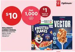 Independent City Market KELLOGG'S JUMBO CEREAL, 850 G-1.01 KG offer