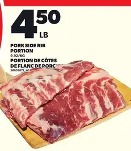 Independent City Market PORK SIDE RIB PORTION offer