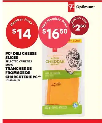 Independent City Market PC DELI CHEESE SLICES offer