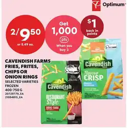 Independent City Market CAVENDISH FARMS FRIES, FRITES, CHIPS OR ONION RINGS offer