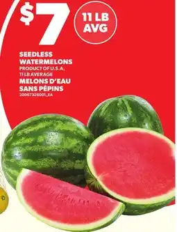 Independent City Market SEEDLESS WATERMELONS offer