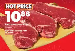 Independent City Market STRIPLOIN GRILLING STEAK offer