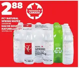 Independent City Market PC NATURAL SPRING WATER offer