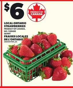 Independent City Market LOCAL ONTARIO STRAWBERRIES offer