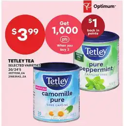 Independent City Market TETLEY TEA, 20/24'S offer