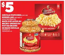 Independent City Market ORVILLE POPCORN, 6/8'S OR KERNEL JAR offer