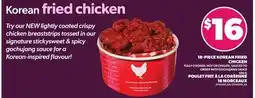 Independent City Market 18-PIECE KOREAN FRIED CHICKEN offer