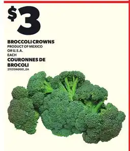 Independent City Market BROCCOLI CROWNS offer