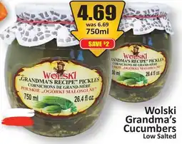 Starsky Wolski Grandma's Cucumbers Low Salted offer