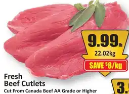 Starsky Fresh Beef Cutlets offer