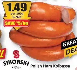 Starsky SIKORSKI Polish Ham Kolbassa offer