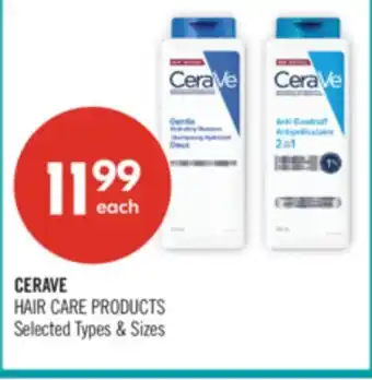 Shoppers Drug Mart CERAVE HAIR CARE PRODUCTS offer
