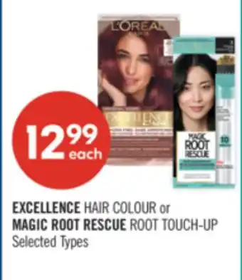 Shoppers Drug Mart EXCELLENCE HAIR COLOUR or MAGIC ROOT RESCUE ROOT TOUCH-UP offer