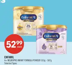 Shoppers Drug Mart ENFAMIL A+ NEUROPRO INFANT FORMULA POWDER offer