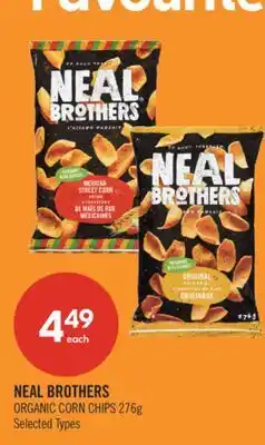 Shoppers Drug Mart NEAL BROTHERS ORGANIC CORN CHIPS offer