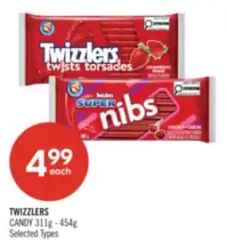 Shoppers Drug Mart TWIZZLERS CANDY offer