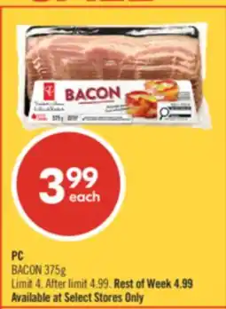 Shoppers Drug Mart PC BACON offer
