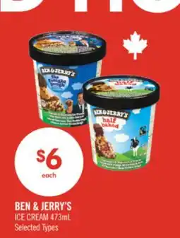 Shoppers Drug Mart BEN & JERRY'S ICE CREAM offer