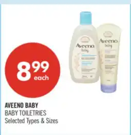 Shoppers Drug Mart AVEENO BABY BABY TOILETRIES offer