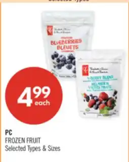Shoppers Drug Mart PC Frozen Fruit offer