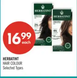 Shoppers Drug Mart HERBATINT HAIR COLOUR offer