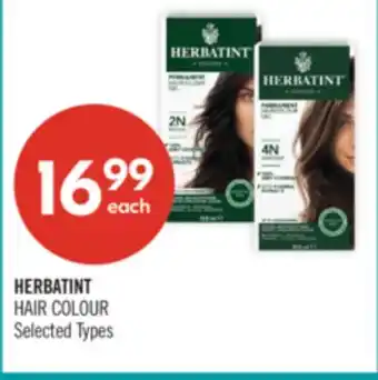 Shoppers Drug Mart HERBATINT HAIR COLOUR offer