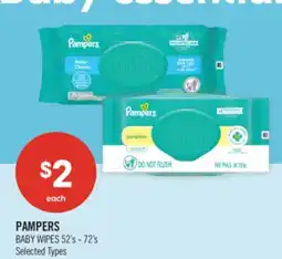 Shoppers Drug Mart PAMPERS BABY WIPES offer